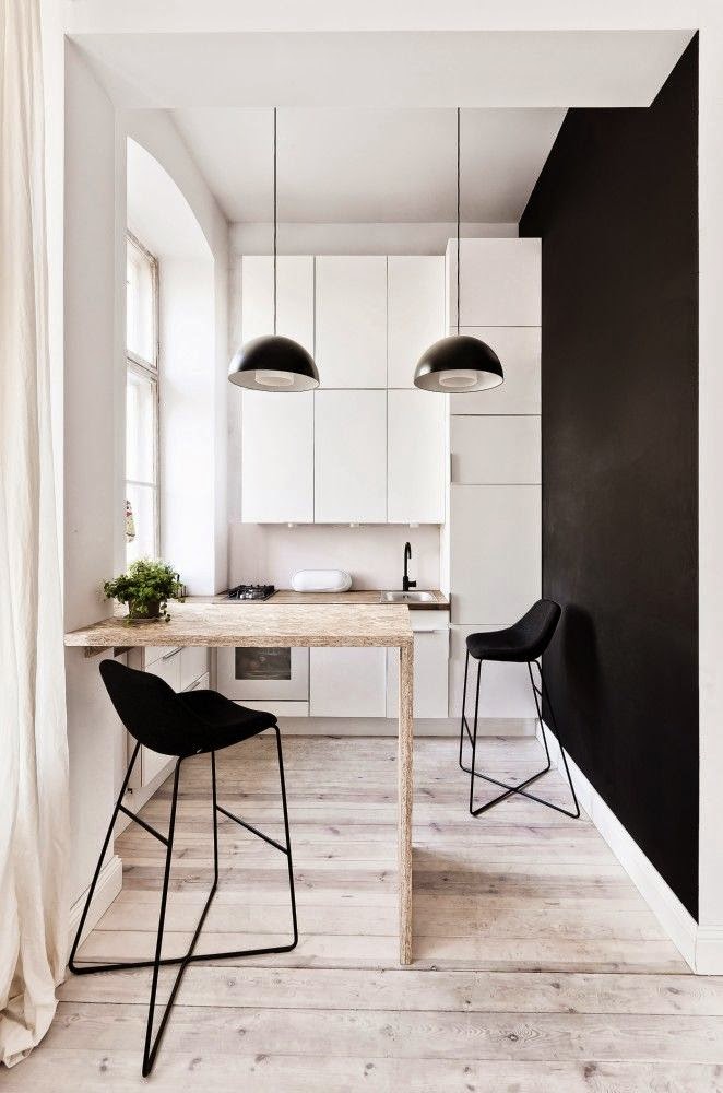 De 30 cocinas modernas pequeñas llenas de inspiración Diseño de cocina Industrial mueble