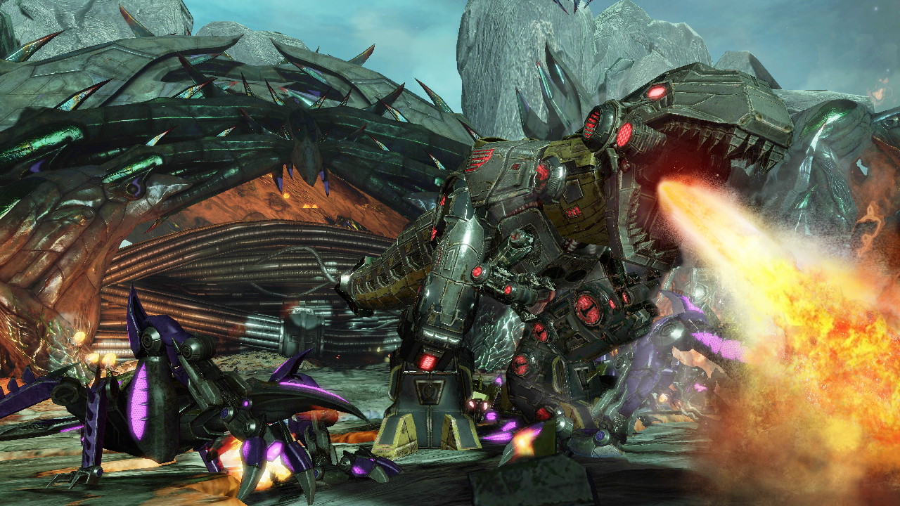 Blog Dinobots en el videojuego "Transformers Fall of