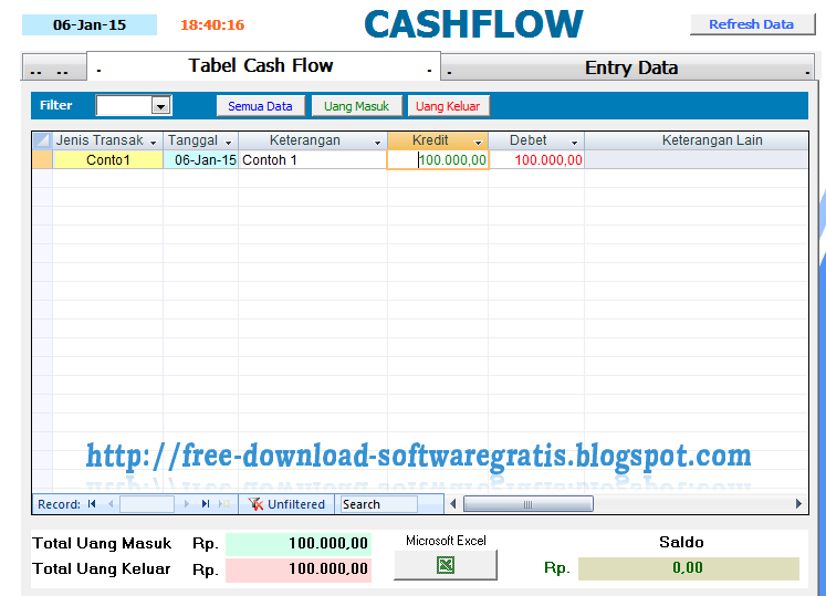 Free Download Program Program Laporan Keuangan Excel Gratis