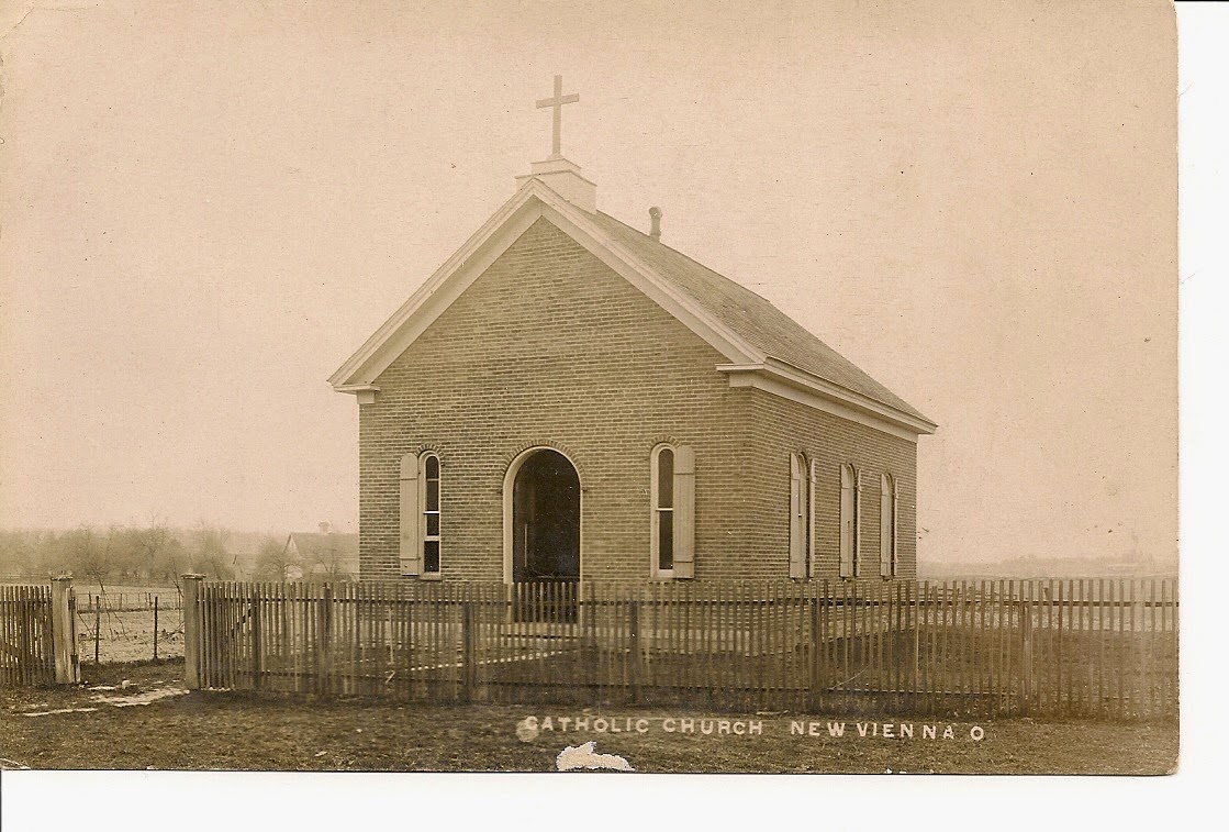 New Vienna Ohio Memories Catholic Church New Vienna, Ohio postcard