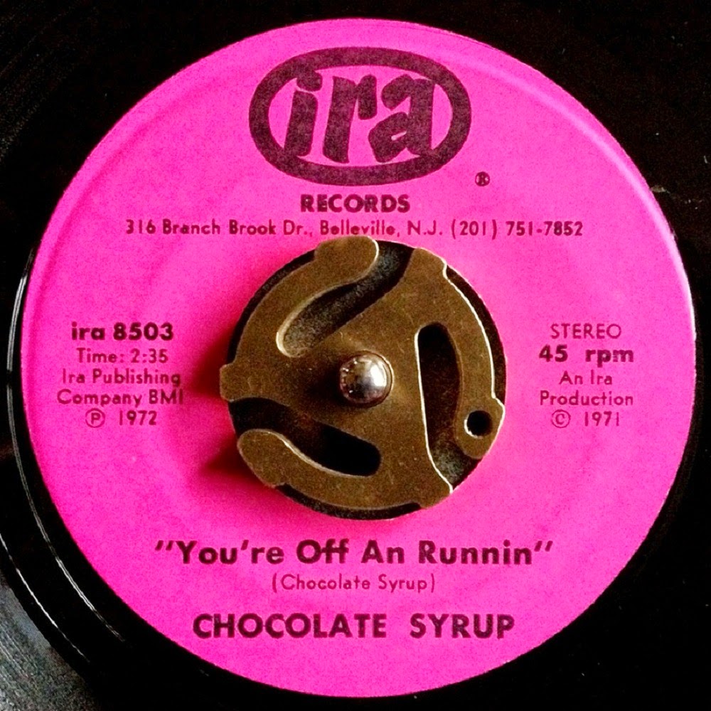 VINYL from SOULTOWN CHOCOLATE SYRUP / YOU'RE OFF AN RUNNIN'