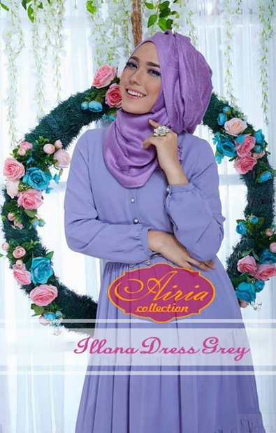 Contoh Model Baju Muslim Modis Masa Kini Terbaru 2015