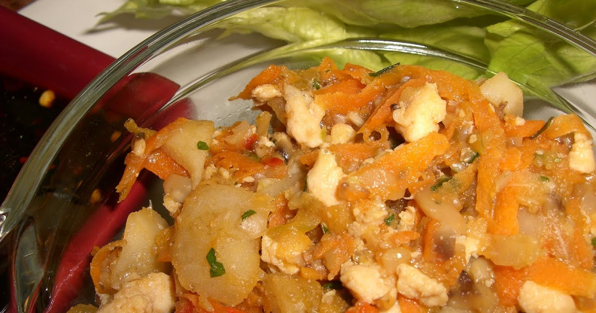 WW Recipe Diva Spicy Chicken Lettuce wrapsLike Pei Wei only better