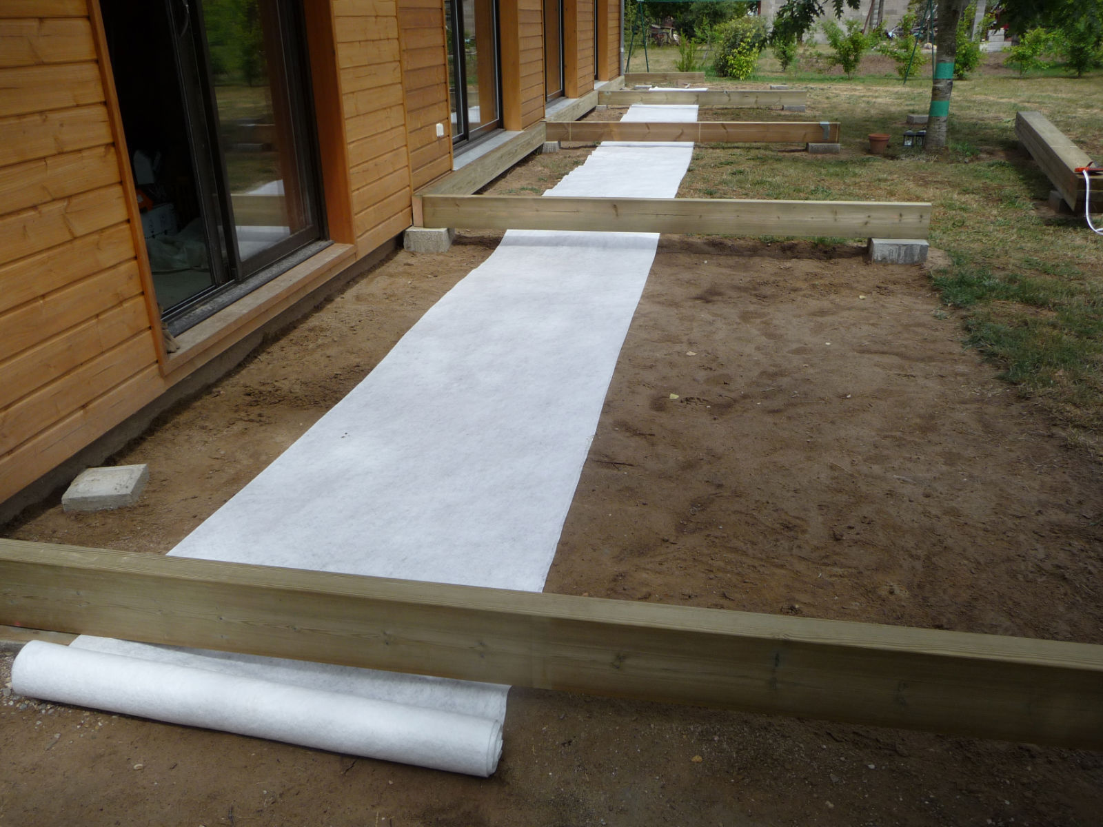 de la construction dune terrasse en bois sur plots béton pour les de la construction dune terrasse en bois sur plots béton pour les