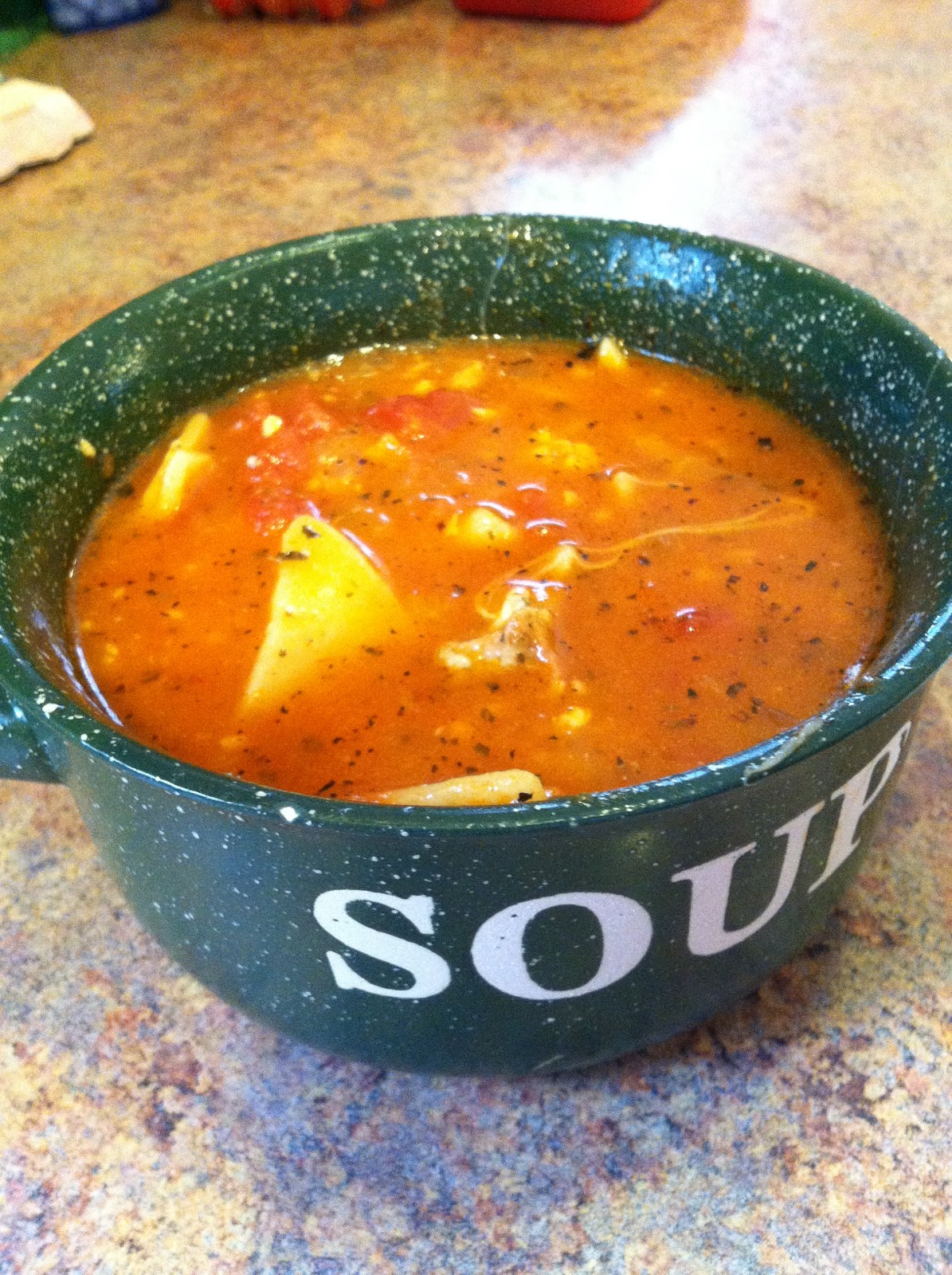 My Mushroom Ring Lasagna Soup