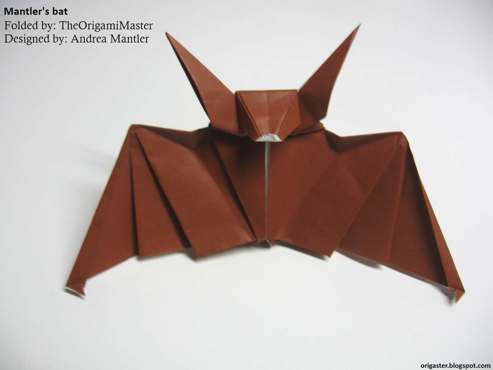 origami bat andrea the origami master s blog mantler s bat origami bat andrea the origami master s blog mantler s bat