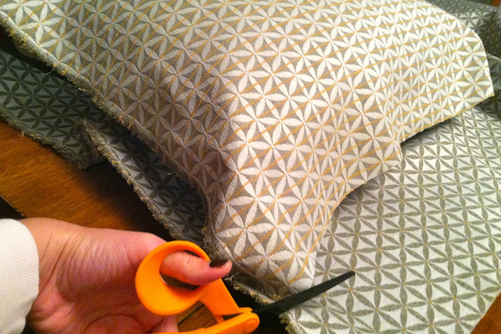 DIY Why Spend More No sew pillow covers using hot glue