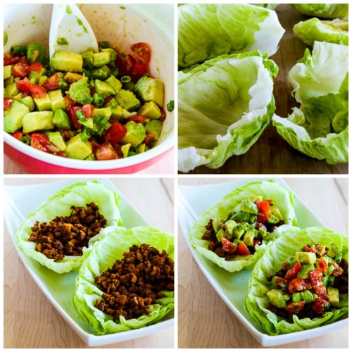 Spicy Tofu Lettuce Wrap Tacos Kalyn's Kitchen