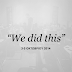 Designathon 2014 - “We did this”