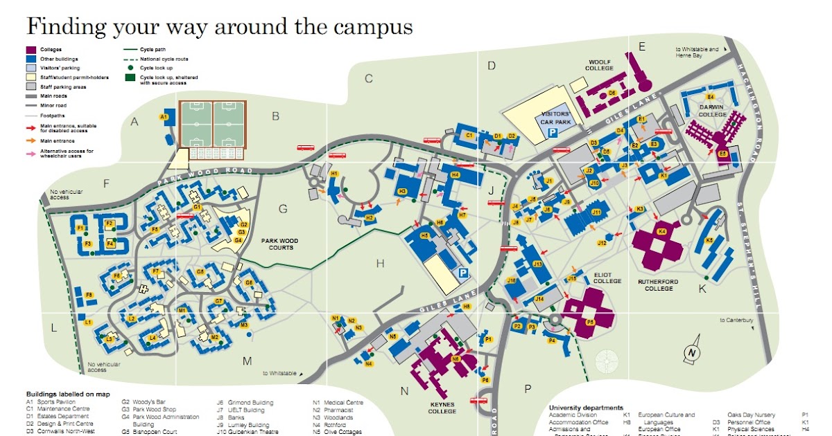 University Of Kent Campus Map Monsters And Manuals: Campus Maps Are Solid Gold