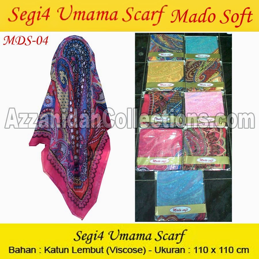 Jilbab Segi Empat Umama Scarf Mado Soft Jilbab Segi Empat Umama Scarf Mado Soft