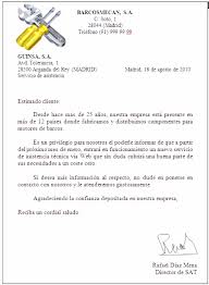carta empresarial