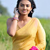 Slim Actress Nikitha Narayan Hot Photo Still in Transparent Yellow Saree