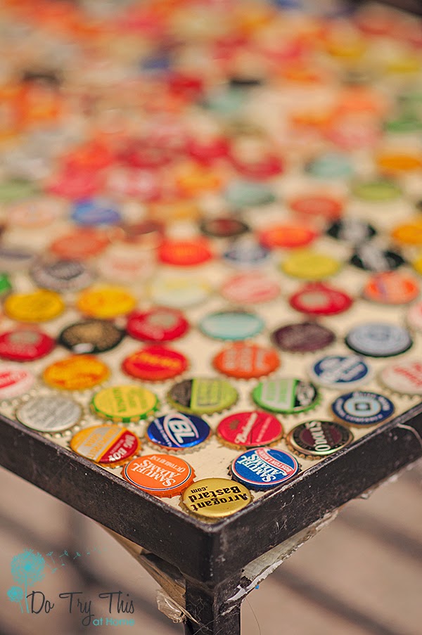 Beer Bottle Cap Table A How Not To Guide Do Try This At Home - Beer Cap Coffee Table Diy Beer Bottle Cap Table A How Not To Guide Do Try This At Home - Beer Cap Coffee Table Diy