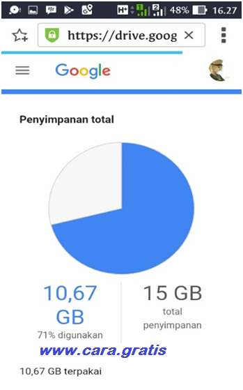 Penyimpanan Google Drive Penyimpanan Google Drive