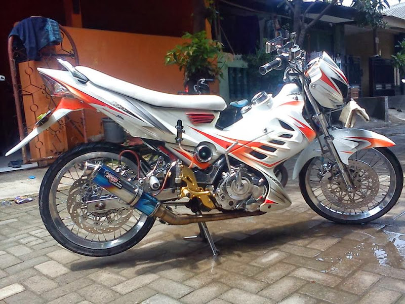 Judul: Gambar Modifikasi Motor Suzuki Satria FU Terbaru 2014 title=