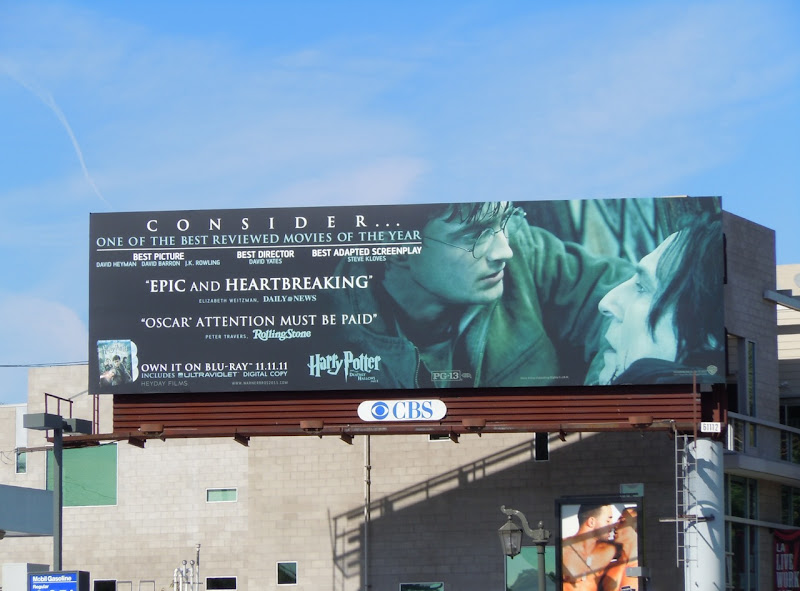 Harry Potter Oscar consideration billboard