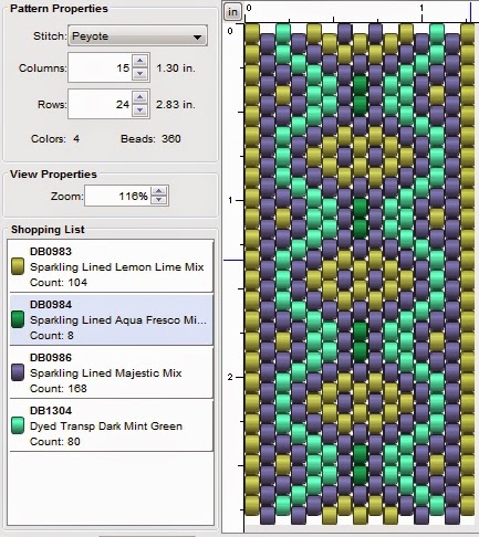 free peyote stitch beading pattern