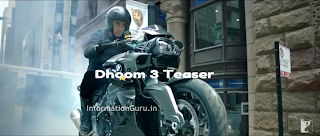 Dhoom 3 Trailer Launched - Watch Dhoom3 Official Teaser