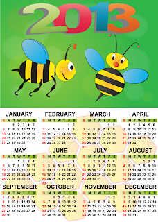 新年のカレンダー テンプレート セット Set of 6 vector 2013 calendar templates イラスト素材5