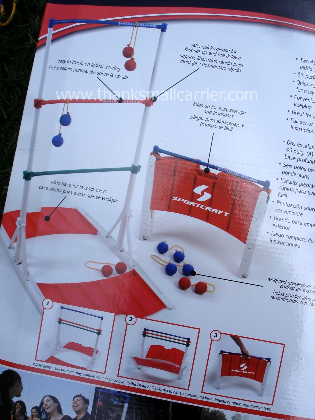 Thanks, Mail Carrier Fun in the Sun 10 Sportcraft Outdoor Games