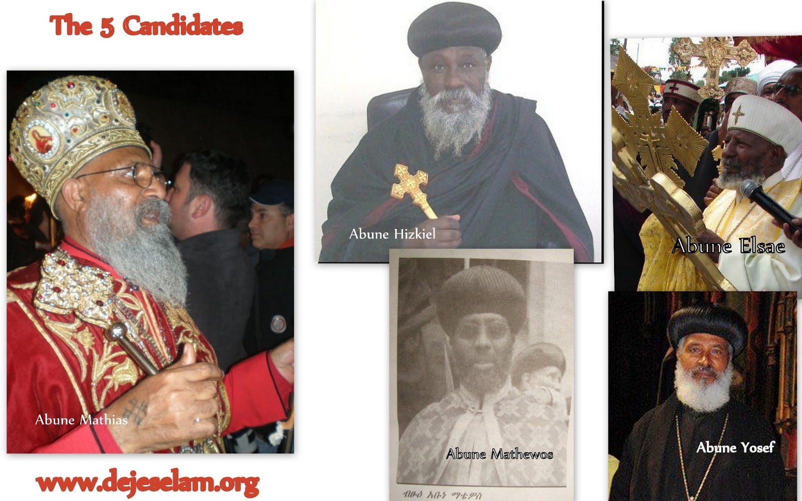 List of Five Candidates Announced for the Ethiopian Orthodox Patriarchal Throne