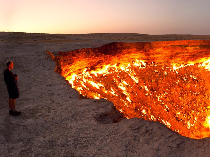 Gambar Lubang Neraka Di Turkmenistan Gambar Lubang Neraka Di Turkmenistan