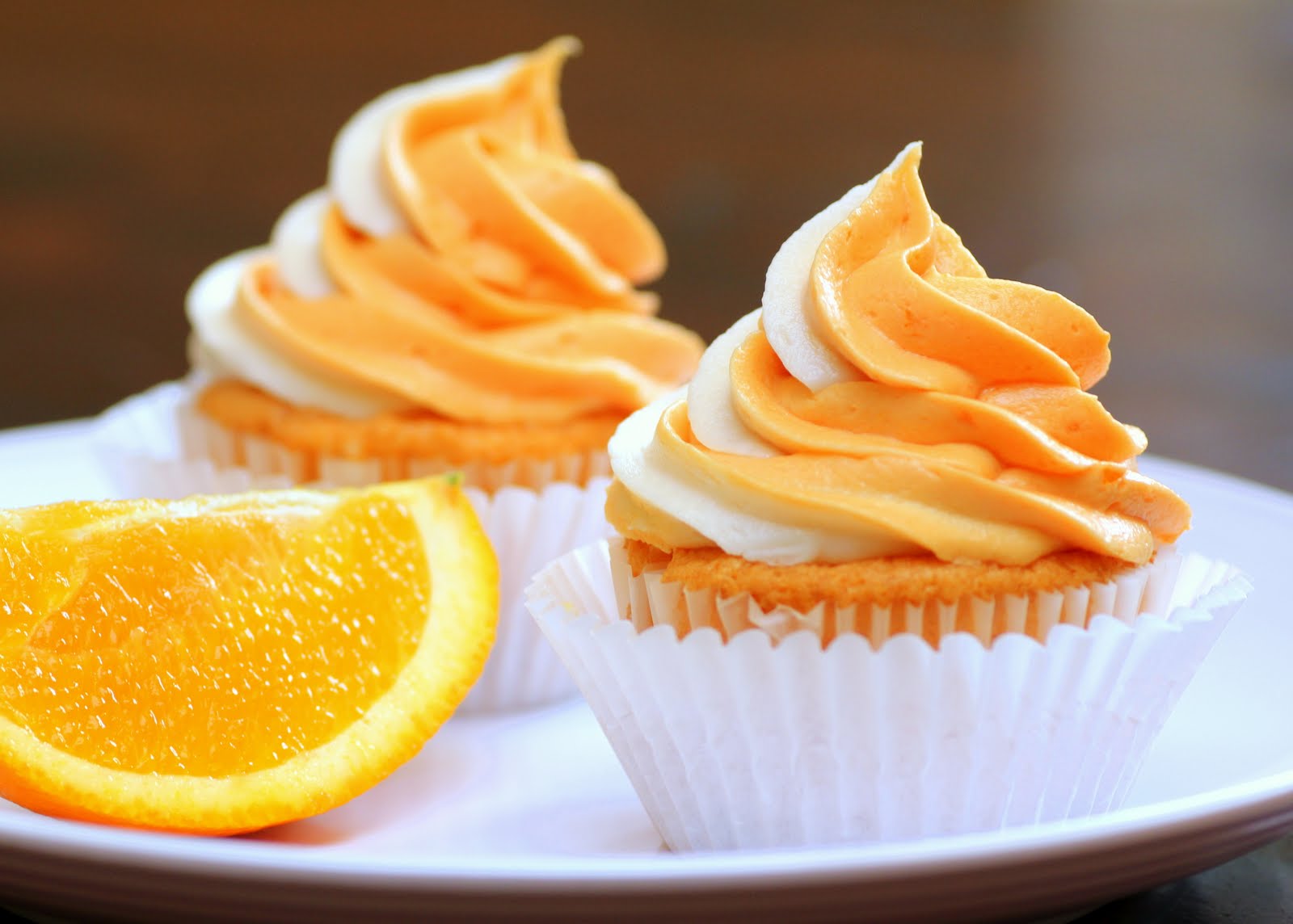 Recipe Snobs Orange Cream Pop Cupcakes