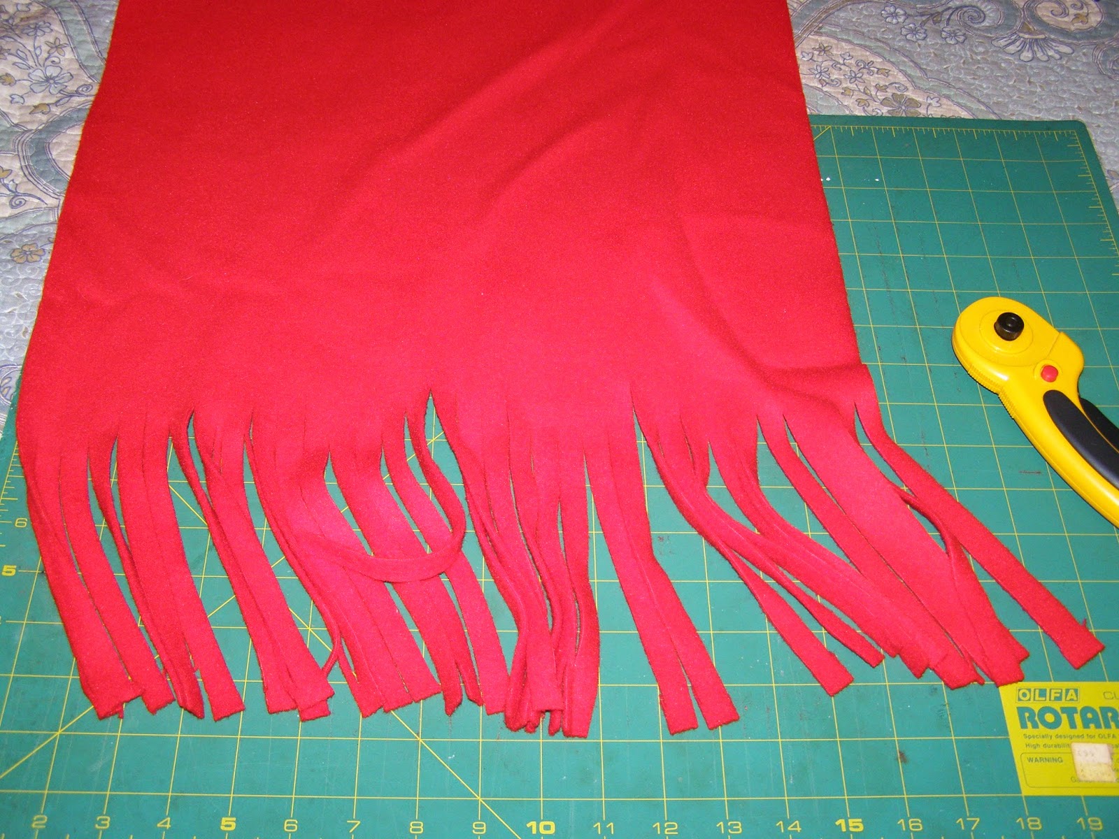 DIY NO SEW Fleece Shawl and Scarf!