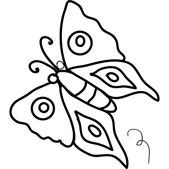 Borboletas para Colorir Desenhos para Colorir pintar