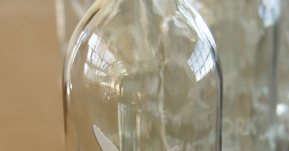 Etched Glass Engraved Bottles
