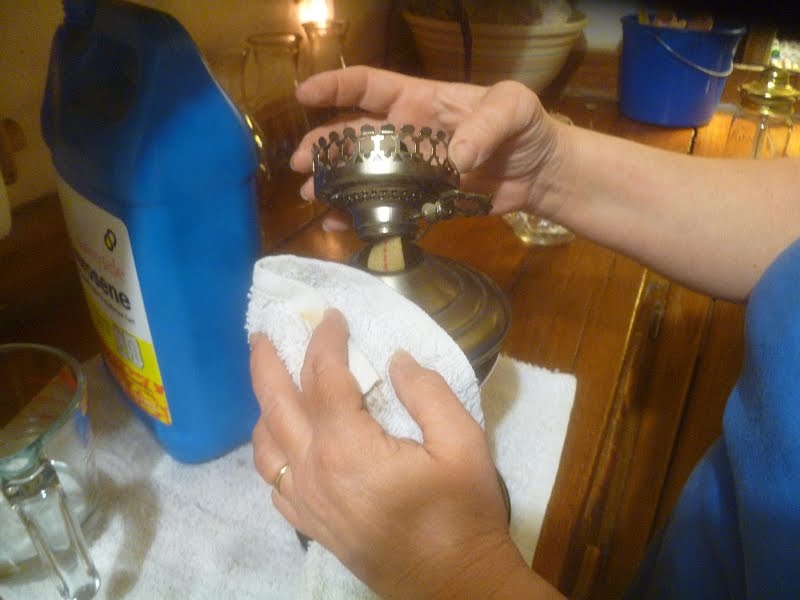 Rural Revolution Maintaining oil lamps