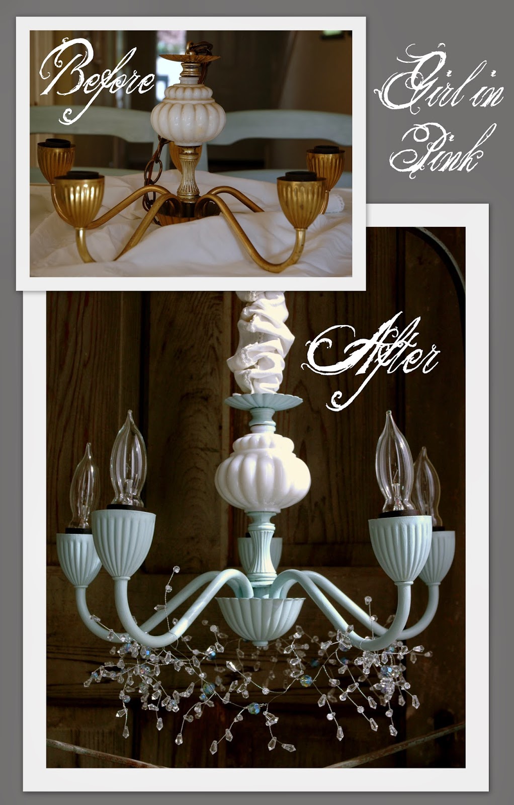Girl In Pink Brass Chandelier Update A Whole New Look With Shimmer Brass Chandelier Update A Whole New Look With Shimmer And Shine