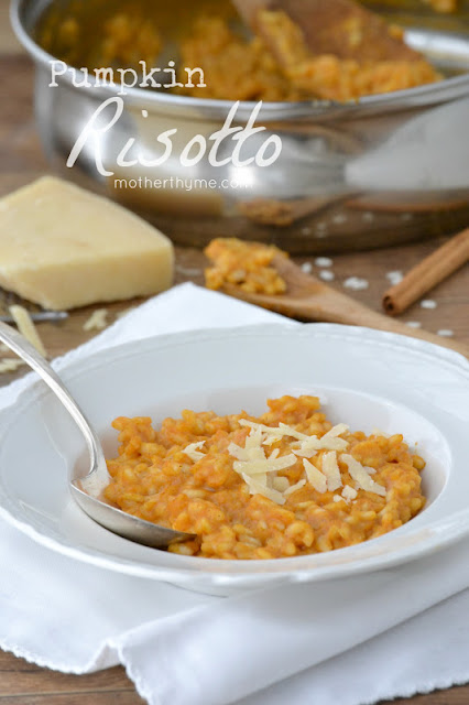 Pumpkin Risotto | www.motherthyme.com