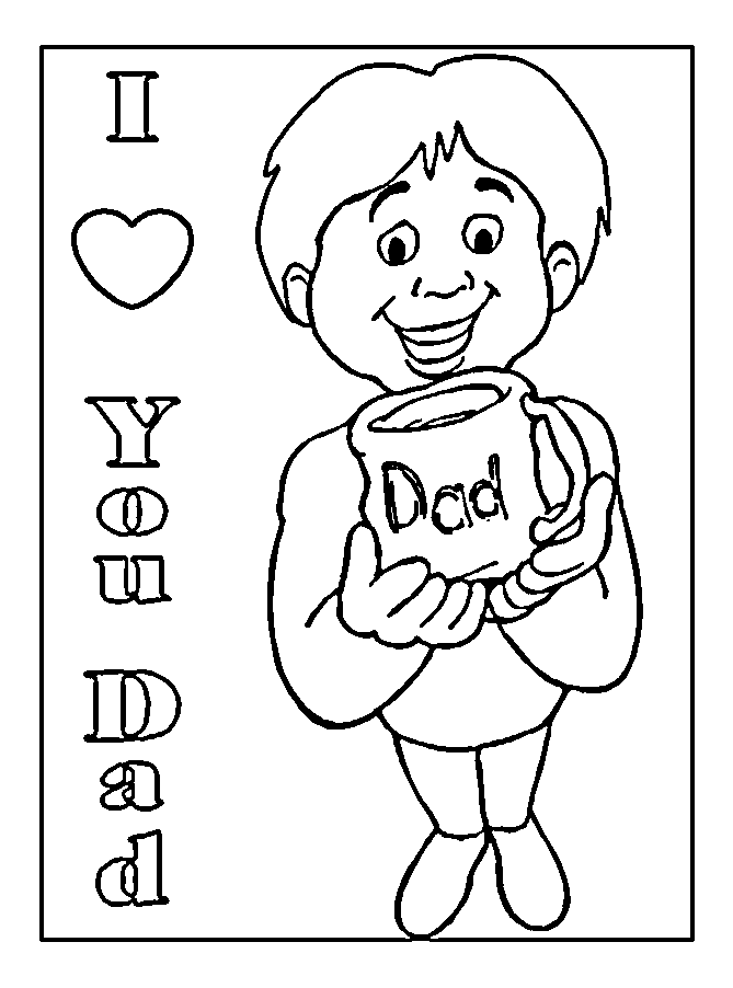 Happy Father's Day Coloring Pages : Let's Celebrate!