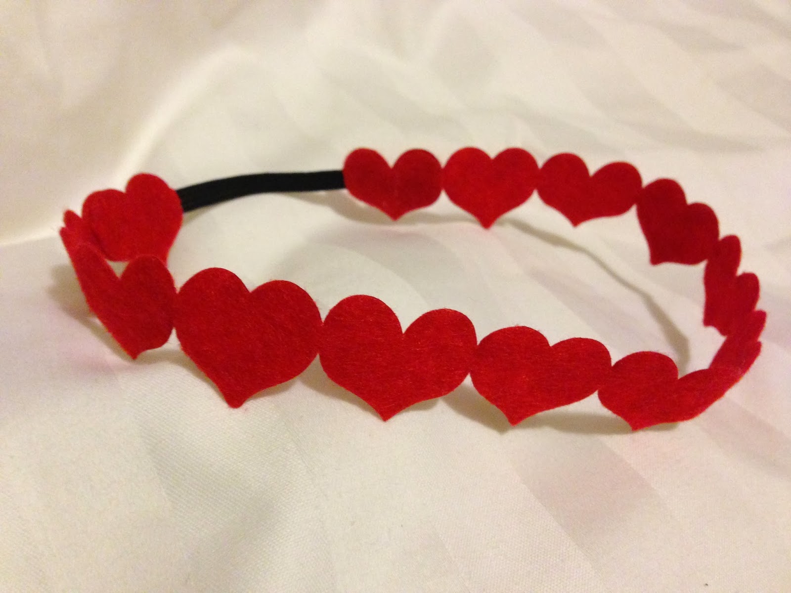 T+D and Baby B DIY Valentine's Day Headband