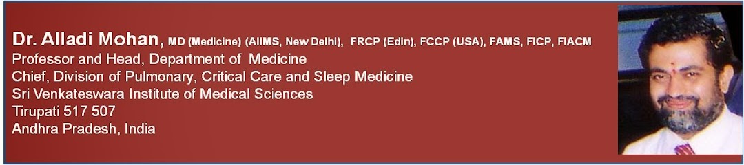 Dr. Alladi Mohan, MD (Medicine) (AIIMS, New Delhi),  FRCP (Edin), FCCP (USA), FAMS, FICP, FIACM 