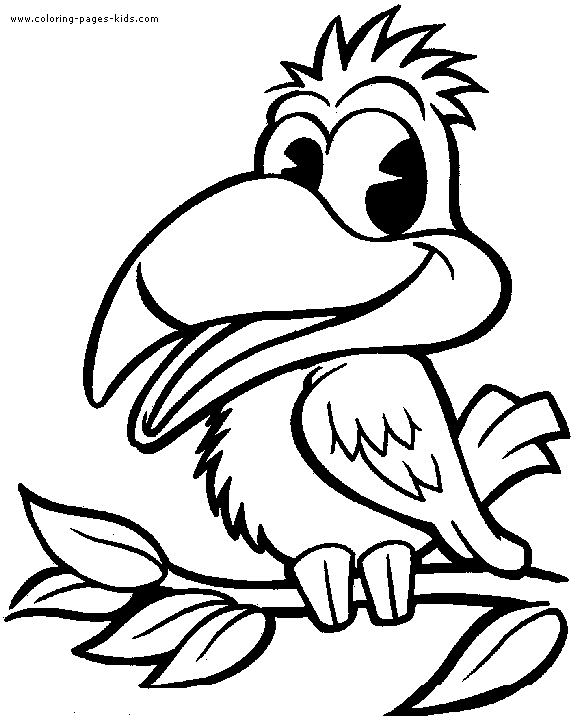 Gambar Mewarnai Burung Gambar Mewarnai Burung