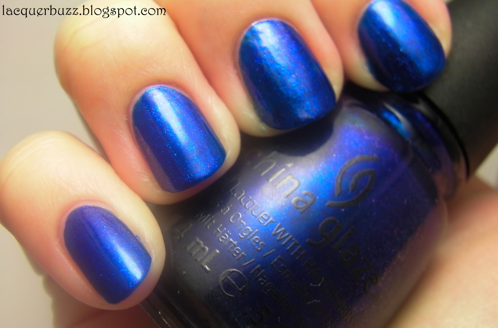 lacquer buzz: china glaze blue year's eve