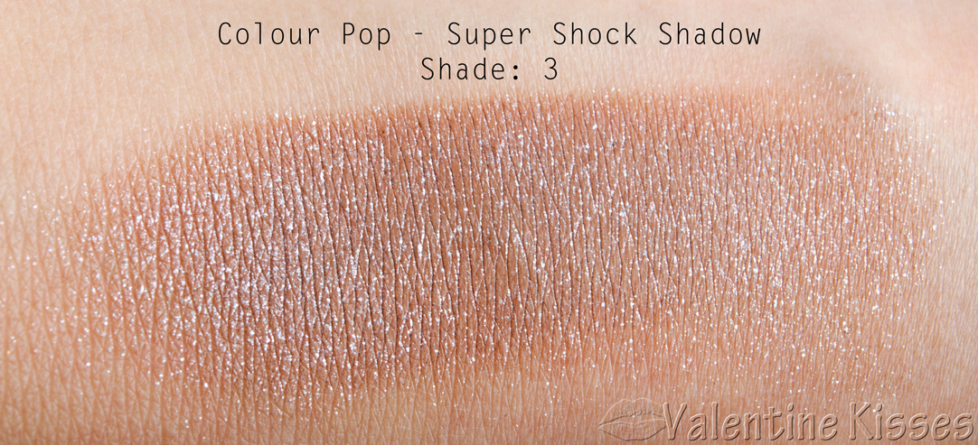 Valentine Kisses: Colour Pop Super Shock Shadow - 6 shades: Fringe, Lovely,  Sequin, Nillionaire, So Quiche, 3