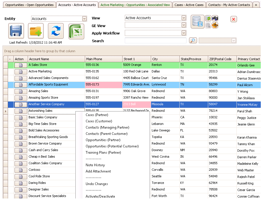 excel crm template