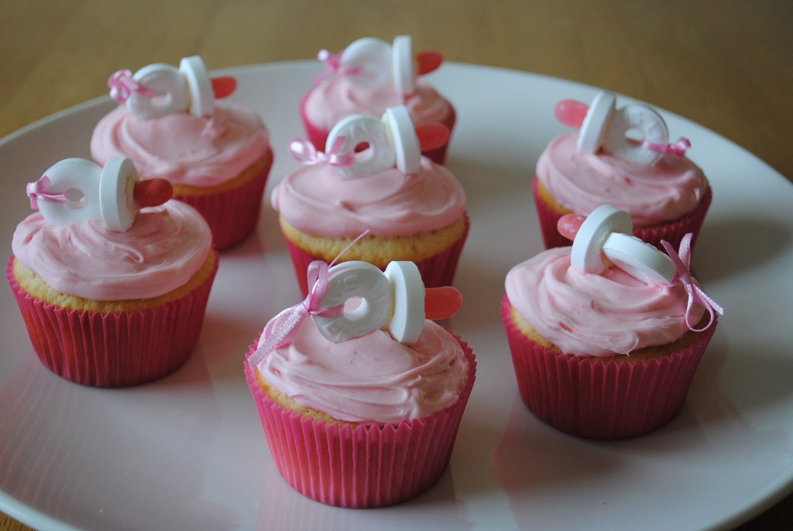 Juli Jacklin's Cupcakes Little Pink Pacifier Cupcakes