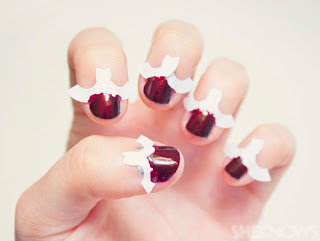 Peter Pan Collar - Nail Art Tutorial Peter Pan Collar - Nail Art Tutorial