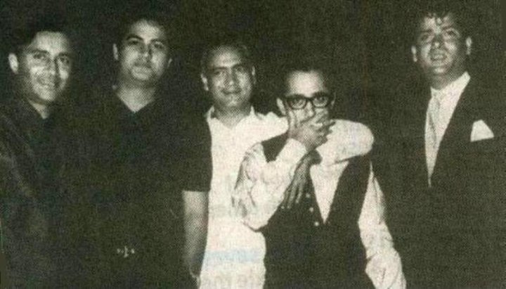 Shammi Kapoor, Nasir Hussain, Dev Anand, OP Nayyar, Joy Mukherjee