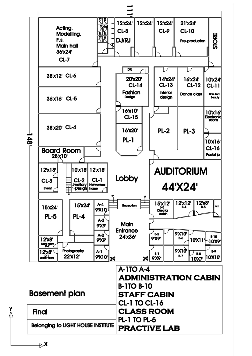 interior designer: autocad floor plan 2