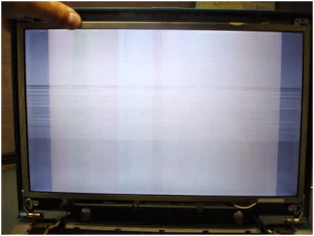 Berikut Contoh2 Gambar Layar LCD Laptop yang Rusak dan Solusinya