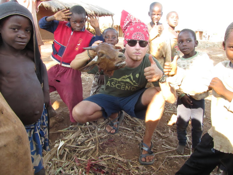 This is the awesome goat we killed for supper in the bush..i stinkin love this.