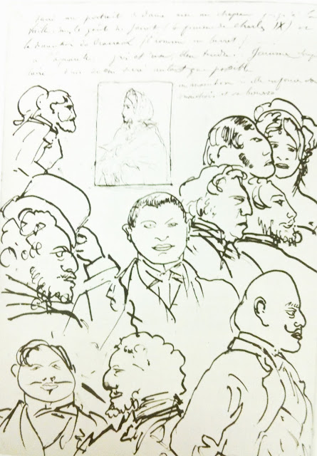 The Helpful Art Teacher: MORE ON DRAWING FACES From+the+sketchbook+of+Edgar+Degas+crowd+of+people+overlapping The Helpful Art Teacher: MORE ON DRAWING FACES