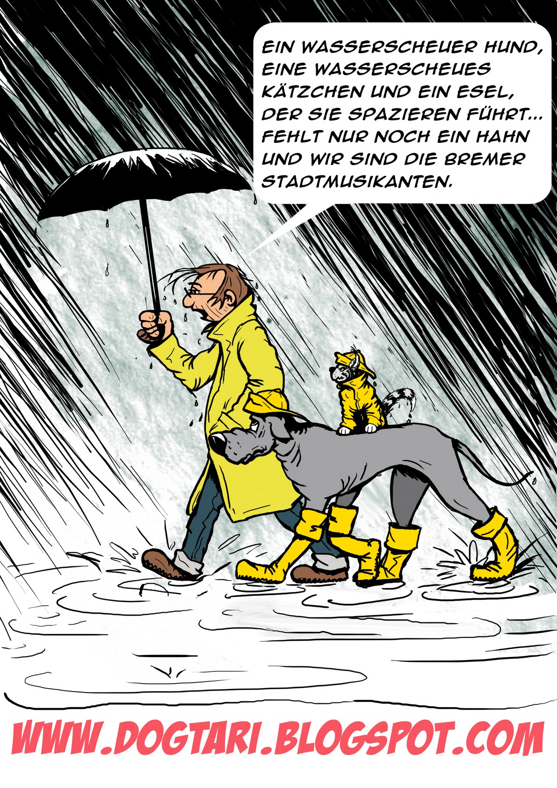 Dogtaris Cartoons Die Bremer Stadtmusikanten