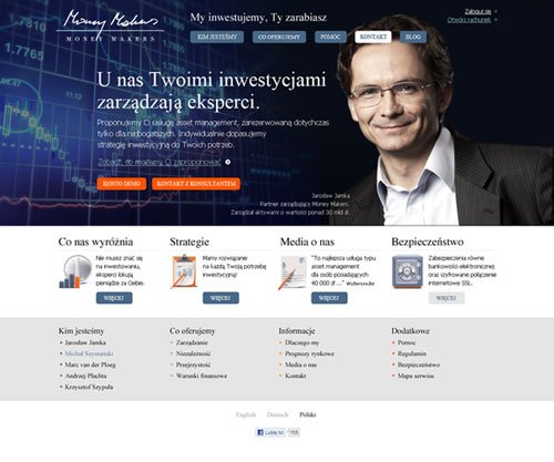 Classy & Professional Financial Web Designs